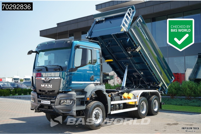MAN TGS 33.480 TGS 6X6 11m3 KH-3-Way Kipper 6x6 Steel Suspension Automatic Big-Axle Euro 6 - Truk jungkit: gambar 1 MAN TGS 33.480 TGS 6X6 11m3 KH-3-Way Kipper 6x6 Steel Suspension Automatic Big-Axle Euro 6 - Truk jungkit: gambar 1