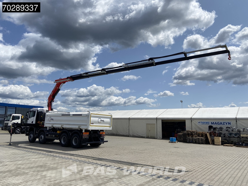 MAN TGS 35.440 8X4 NEW! Fassi F275.026 Kran Crane 13m3 3-Sided Tipper Big-Axle Euro 6 - Truk jungkit, Truk derek: gambar 2 MAN TGS 35.440 8X4 NEW! Fassi F275.026 Kran Crane 13m3 3-Sided Tipper Big-Axle Euro 6 - Truk jungkit, Truk derek: gambar 2
