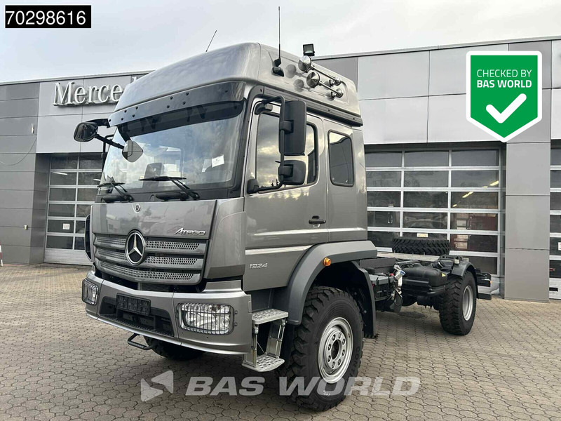 Mercedes-Benz Atego 1324 4X4 NEW 4x4 chassis Automatic Steelsuspension Euro 6 - Truk sasis: gambar 1 Mercedes-Benz Atego 1324 4X4 NEW 4x4 chassis Automatic Steelsuspension Euro 6 - Truk sasis: gambar 1