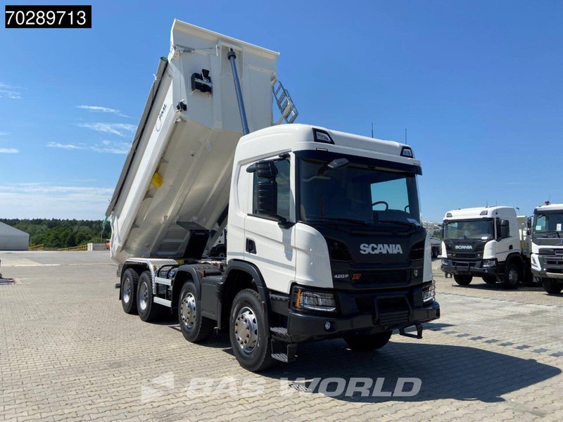 Scania P420 8X4 NEW! 18m3 Steel tipper Steelsuspension Automatic Euro 6 - Truk jungkit: gambar 3 Scania P420 8X4 NEW! 18m3 Steel tipper Steelsuspension Automatic Euro 6 - Truk jungkit: gambar 3
