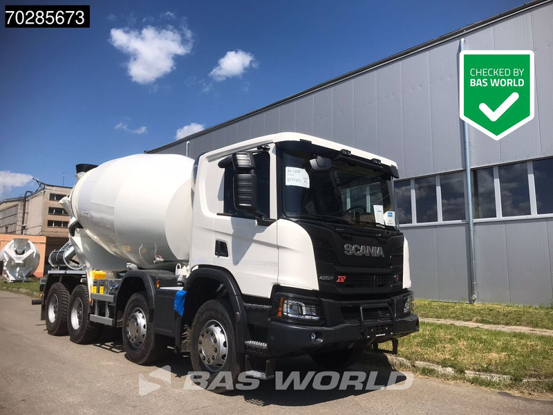 Scania P420 XT 8X4 NEW! 10m3 FML Mixer Automatic Steel suspension Big-Axle Euro 6 - Truk pengaduk beton: gambar 1 Scania P420 XT 8X4 NEW! 10m3 FML Mixer Automatic Steel suspension Big-Axle Euro 6 - Truk pengaduk beton: gambar 1