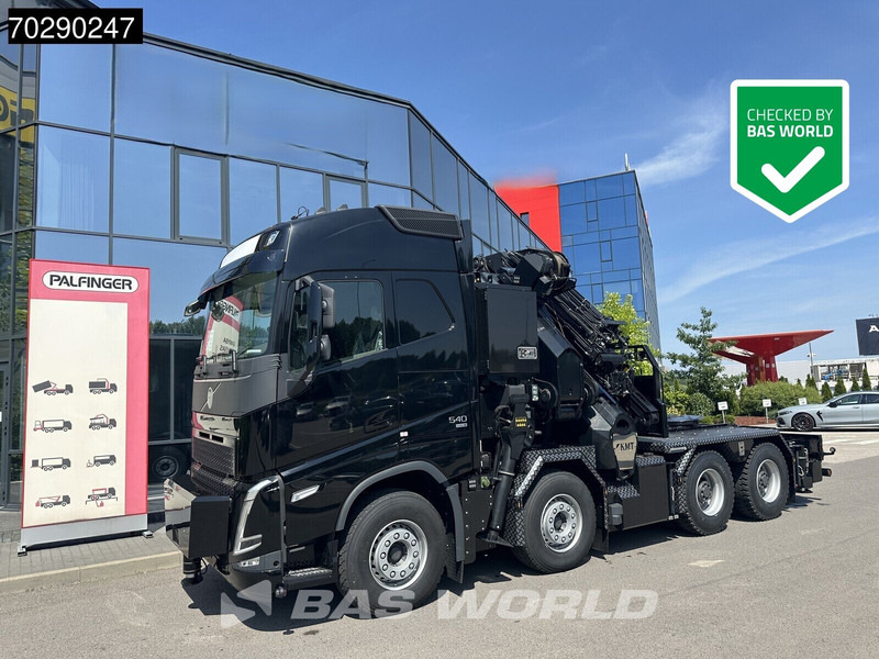 Volvo FH 540 FH 8X4 NEW! Palfinger PK1050 TEC G Crane Kran + JIB Winch Dynamic Steering Navi - Truk flatbed, Truk derek: gambar 1 Volvo FH 540 FH 8X4 NEW! Palfinger PK1050 TEC G Crane Kran + JIB Winch Dynamic Steering Navi - Truk flatbed, Truk derek: gambar 1