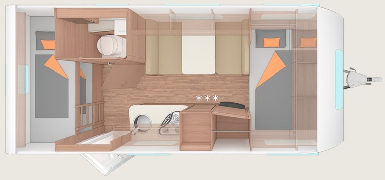 Weinsberg CaraOne 480 QDK - Karavan: gambar 2 Weinsberg CaraOne 480 QDK - Karavan: gambar 2