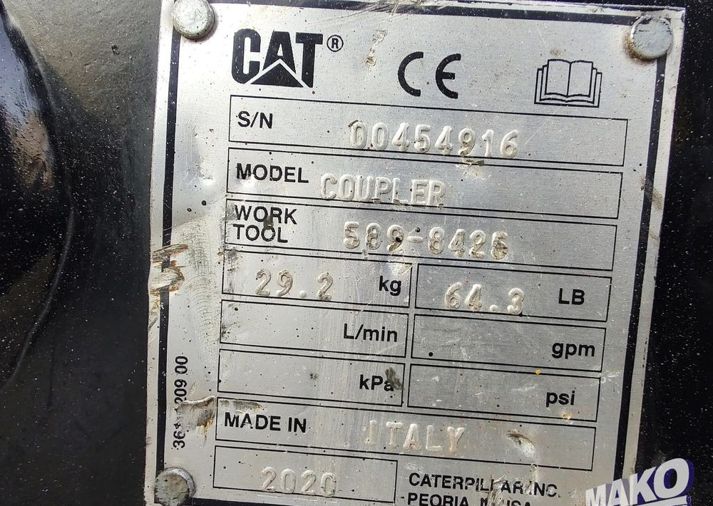 Szybkozłącze mechaniczne CAT Verachtert CW05 - Lampiran untuk Peralatan konstruksi: gambar 3 Szybkozłącze mechaniczne CAT Verachtert CW05 - Lampiran untuk Peralatan konstruksi: gambar 3