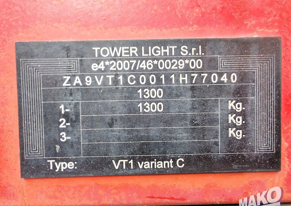 Leasing  Wieża oświetleniowa Generac Superlight VT1 Wieża oświetleniowa Generac Superlight VT1: gambar 15