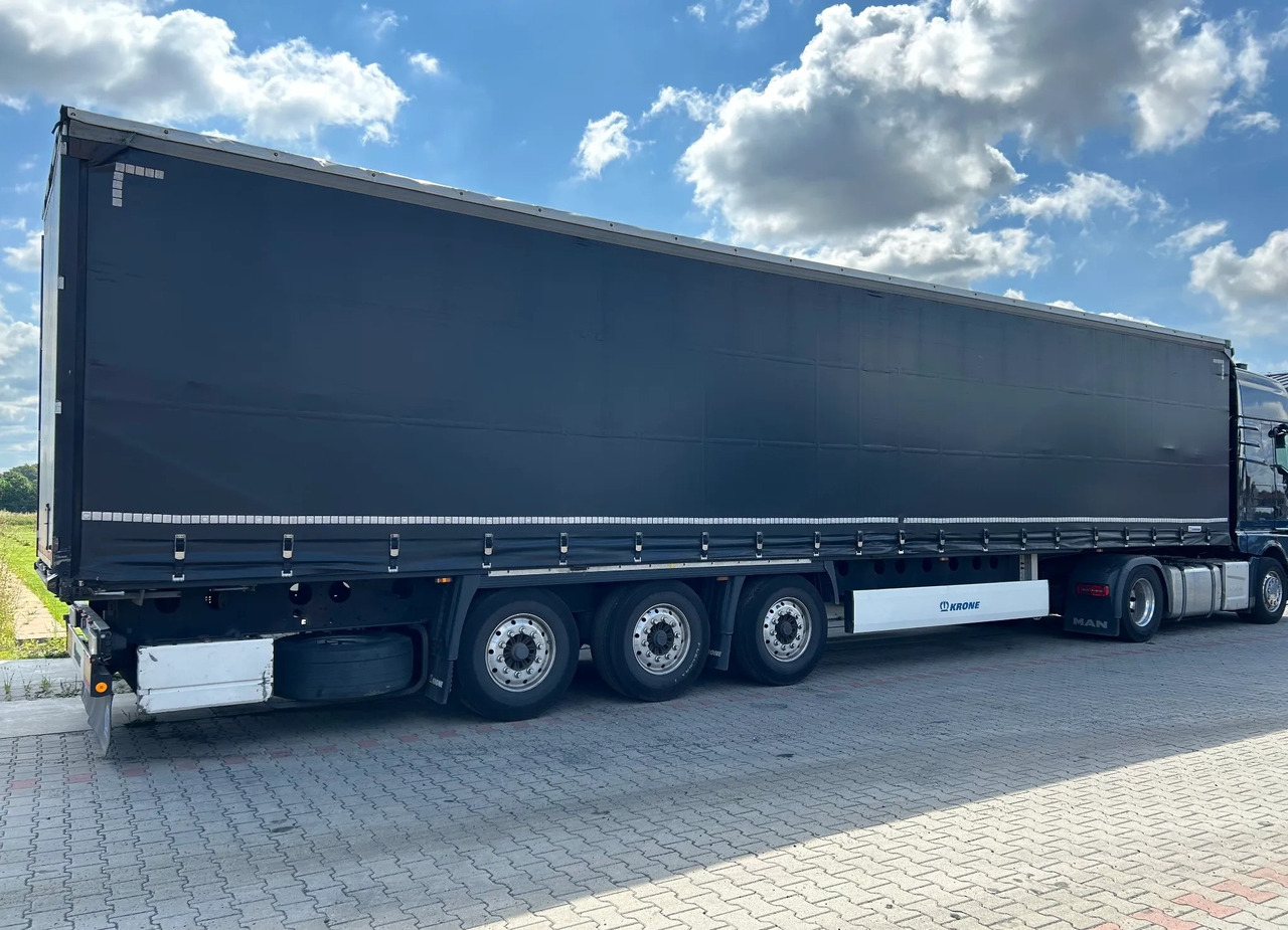 KRONE SD Coilmulde Light - Semi-trailer dengan terpal samping: gambar 1 KRONE SD Coilmulde Light - Semi-trailer dengan terpal samping: gambar 1