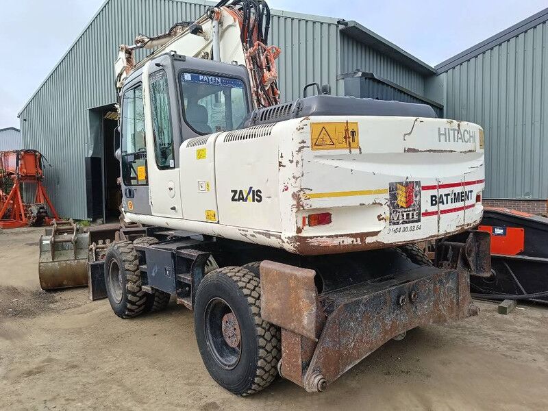 Hitachi ZX 180 W mobile excavator bagger graafmachine 18 T - Ekskavator roda: gambar 4 Hitachi ZX 180 W mobile excavator bagger graafmachine 18 T - Ekskavator roda: gambar 4