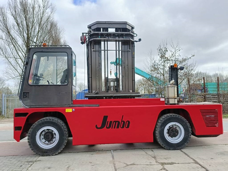 Jumbo J/SH 120/14/75 zijlader side forklift stapler 12 T - Pemuat samping: gambar 1 Jumbo J/SH 120/14/75 zijlader side forklift stapler 12 T - Pemuat samping: gambar 1