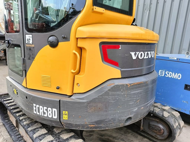 Ekskavator mini Volvo ECR 58 D rups graafmachine tracked excavator bagge: gambar 16