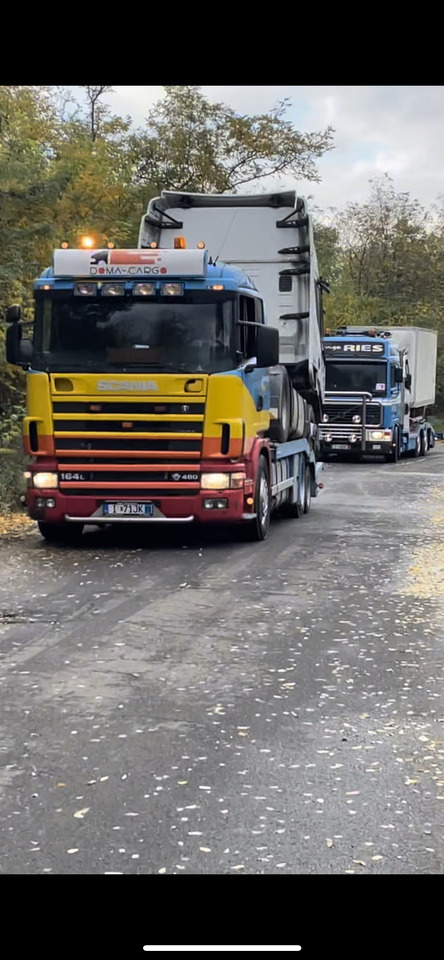 Truk pengangkut mobil untuk pengangkutan mesin berat SCANIA 164 480 V8 GS MEPPEL: gambar 20
