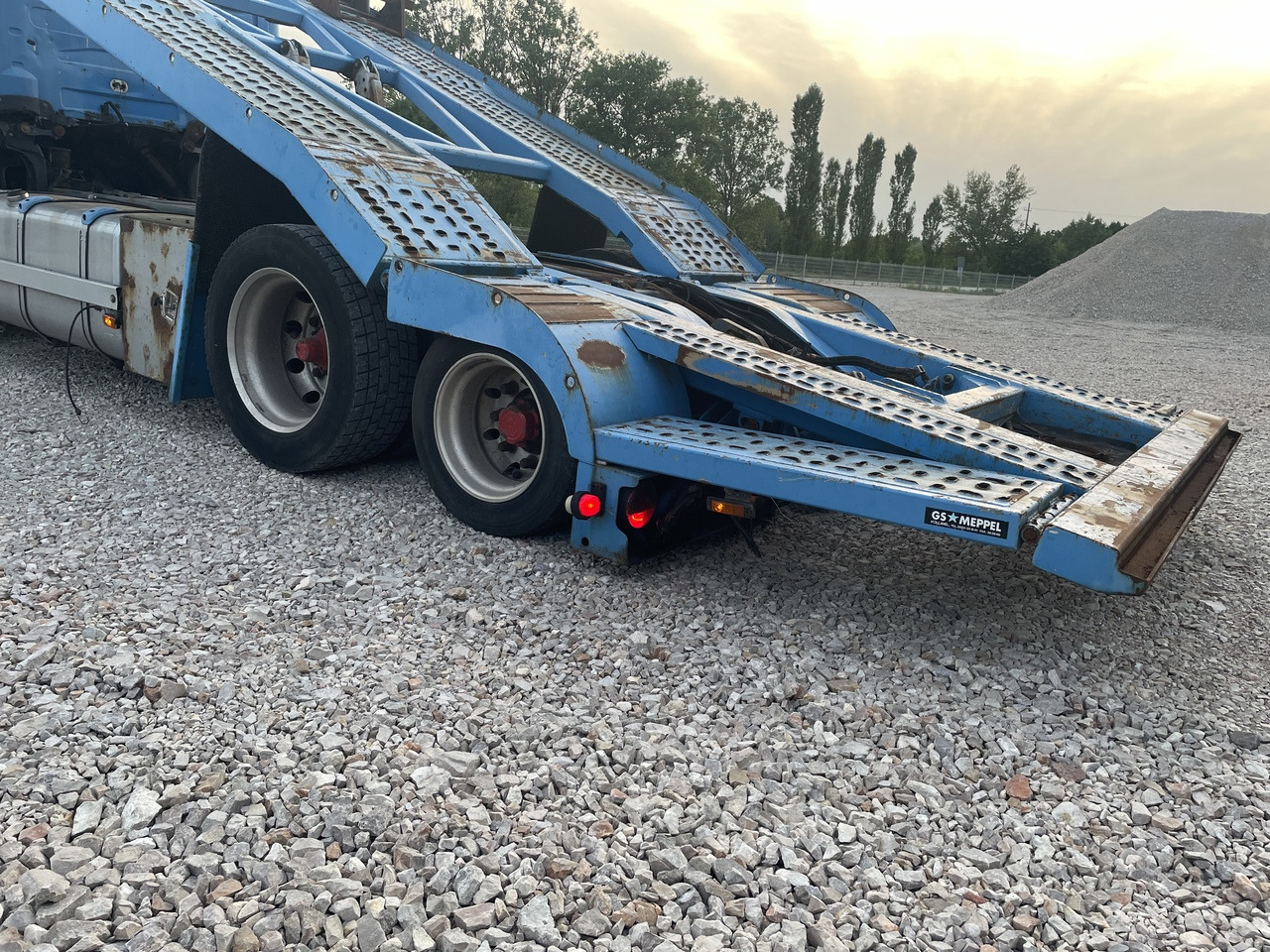 Truk pengangkut mobil untuk pengangkutan mesin berat SCANIA 164 480 V8 GS MEPPEL: gambar 10