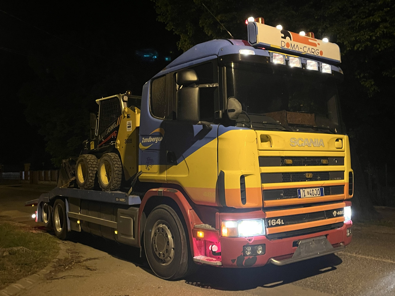 Truk pengangkut mobil untuk pengangkutan mesin berat SCANIA 164 480 V8 GS MEPPEL: gambar 19