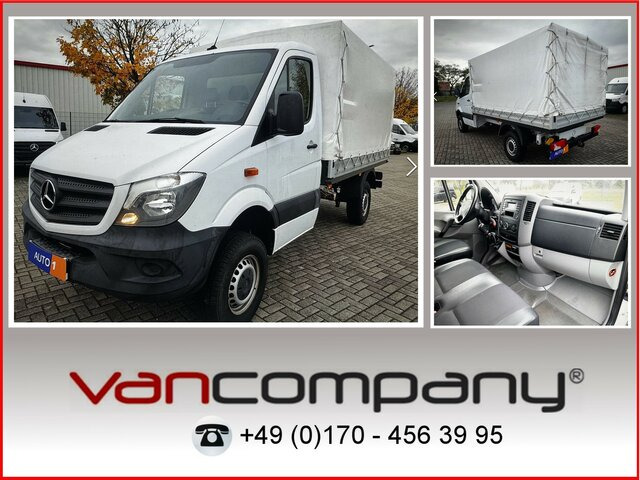 MERCEDES-BENZ Sprinter 316 CDI Pritsche 4x4 Allrad Plane... - Van flatbed: gambar 1 MERCEDES-BENZ Sprinter 316 CDI Pritsche 4x4 Allrad Plane... - Van flatbed: gambar 1