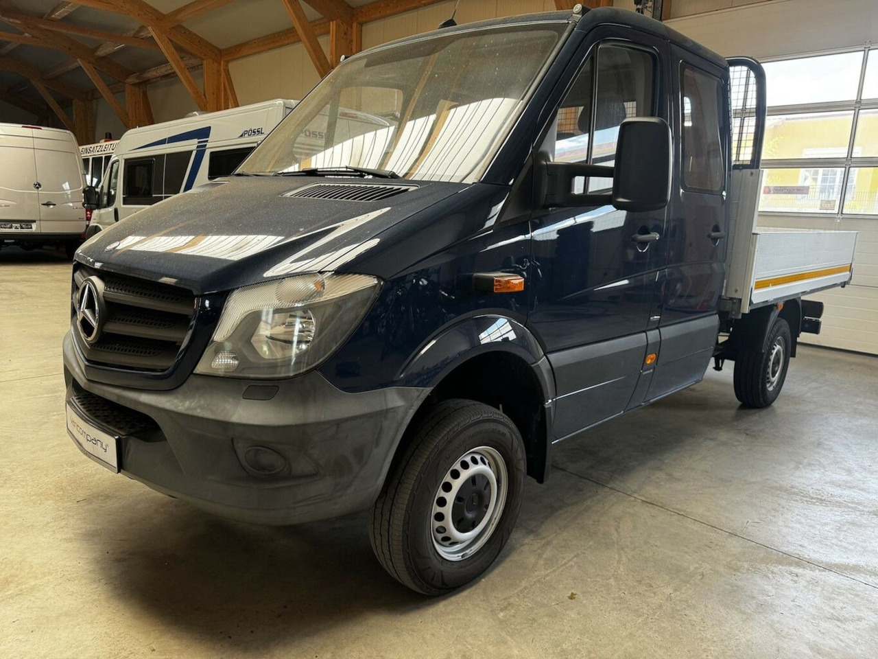 Mercedes-Benz Sprinter 313 CDI Doka 4x4 Allrad AHK 3.5t - Van flatbed, Van kombi: gambar 2 Mercedes-Benz Sprinter 313 CDI Doka 4x4 Allrad AHK 3.5t - Van flatbed, Van kombi: gambar 2