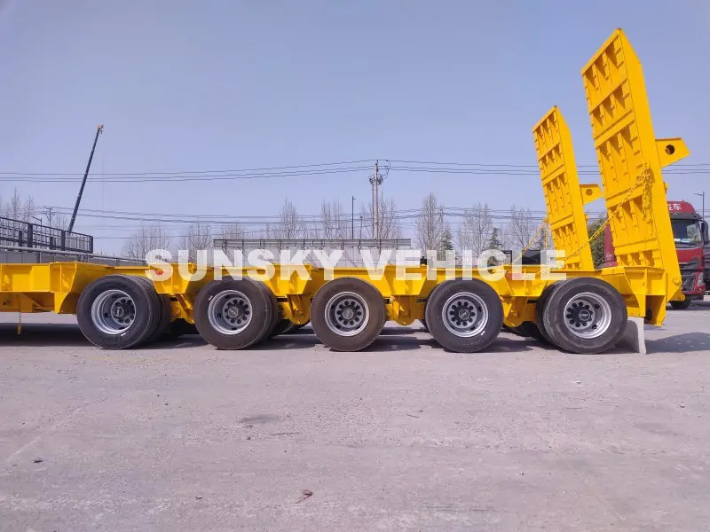 SUNSKY 100 Tons 10 Axles Lowbed trailer - Semi-trailer low bed: gambar 4 SUNSKY 100 Tons 10 Axles Lowbed trailer - Semi-trailer low bed: gambar 4