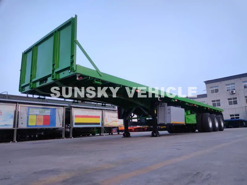 SUNSKY Flat Deck Trailer with henred type axles and suspension - Semi-trailer flatbed: gambar 3 SUNSKY Flat Deck Trailer with henred type axles and suspension - Semi-trailer flatbed: gambar 3