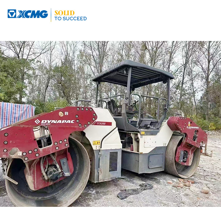 Roller jalan DYNAPAC Used Compactor Vibratory Road Roller CC6200DK Double Drum Road Roller Price: gambar 1