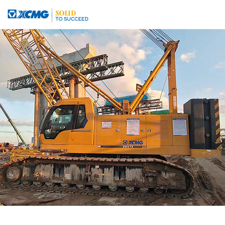XCMG Official 75 Ton Mechanical Crawler Crane XGC75 Used Hydraulic Mobile Crane Hot Sale - Derek perayap: gambar 1 XCMG Official 75 Ton Mechanical Crawler Crane XGC75 Used Hydraulic Mobile Crane Hot Sale - Derek perayap: gambar 1