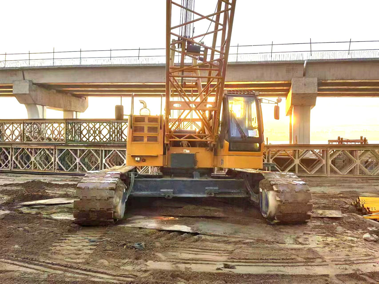 XCMG Official 75 Ton Mechanical Crawler Crane XGC75 Used Hydraulic Mobile Crane Hot Sale - Derek perayap: gambar 2 XCMG Official 75 Ton Mechanical Crawler Crane XGC75 Used Hydraulic Mobile Crane Hot Sale - Derek perayap: gambar 2
