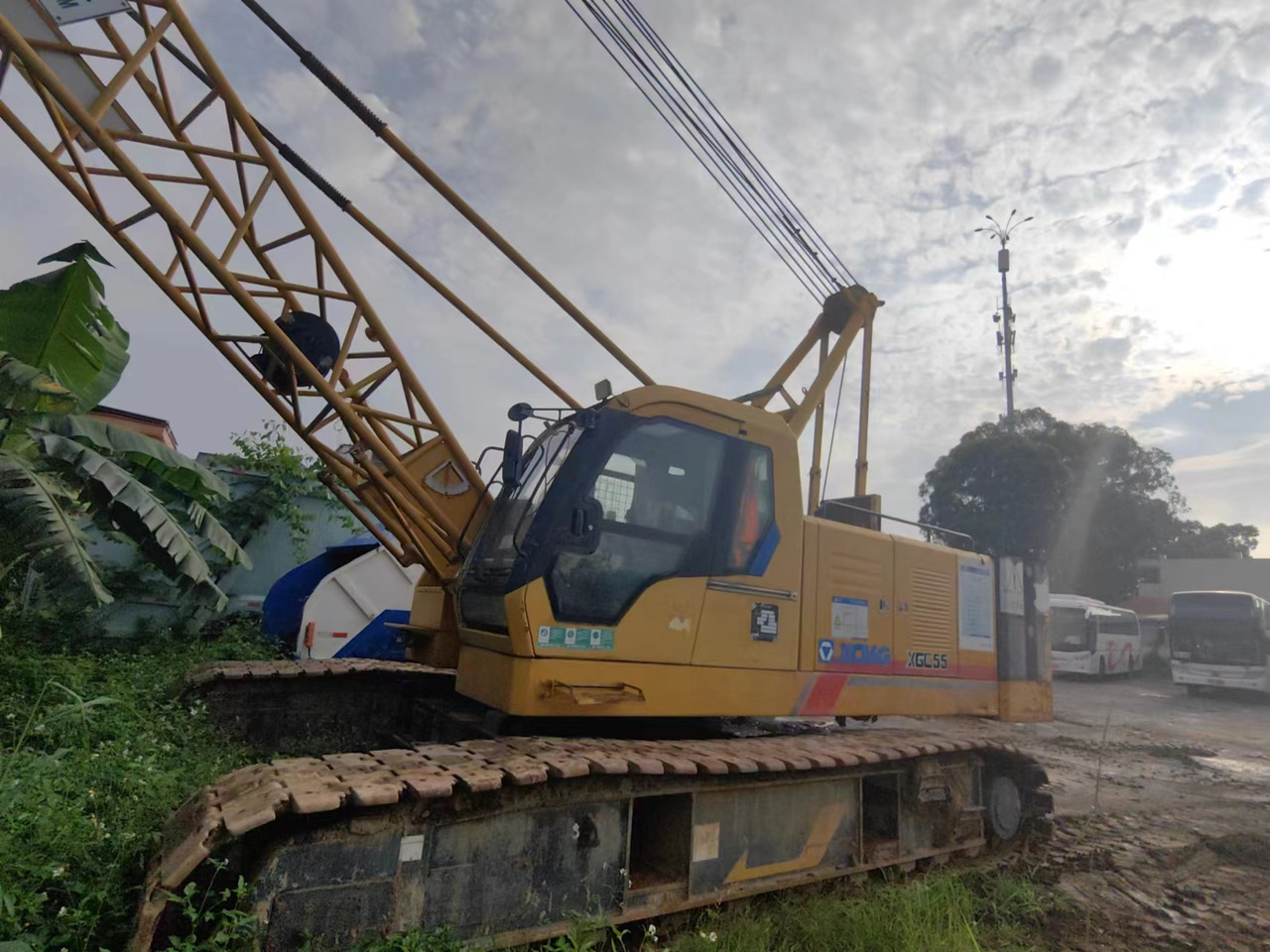 XCMG Official Second Hand Mini Crawler Crane XGC55 Used Mobile Crane For Sale - Derek perayap: gambar 3 XCMG Official Second Hand Mini Crawler Crane XGC55 Used Mobile Crane For Sale - Derek perayap: gambar 3