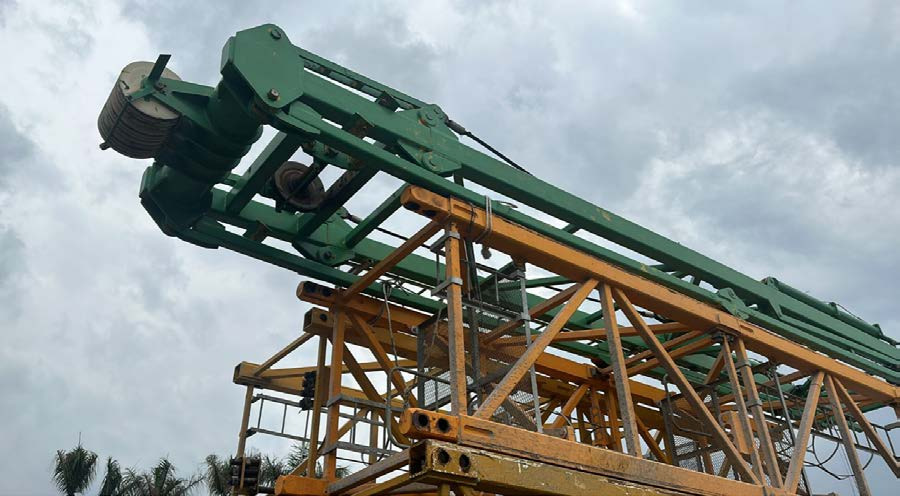 XCMG Official Second Hand Tower Crane 20ton XL6025-20 Luffing Tower Crane Price - Derek menara: gambar 2 XCMG Official Second Hand Tower Crane 20ton XL6025-20 Luffing Tower Crane Price - Derek menara: gambar 2