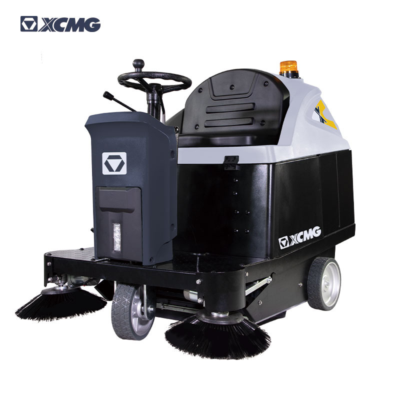XCMG Official XGHD100 Ride on Sweeper and Scrubber Floor Sweeper Machine - Penyapu industri: gambar 3 XCMG Official XGHD100 Ride on Sweeper and Scrubber Floor Sweeper Machine - Penyapu industri: gambar 3
