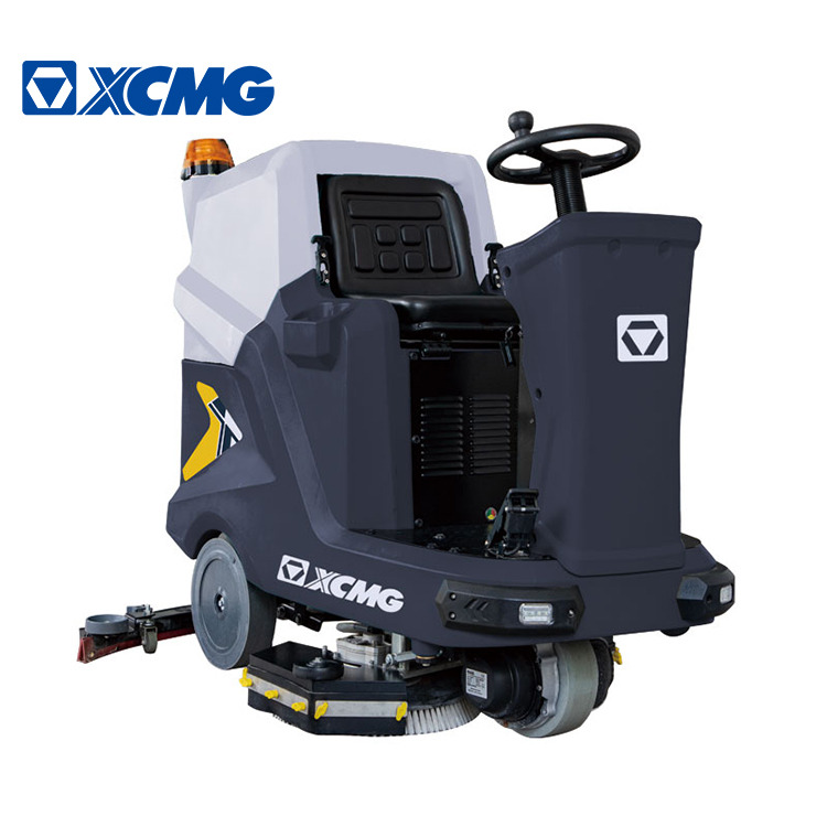 XCMG Official XGHD120B Road Sweeper Ride On Floor Scrubber Machine - Pengering penggosok: gambar 1 XCMG Official XGHD120B Road Sweeper Ride On Floor Scrubber Machine - Pengering penggosok: gambar 1