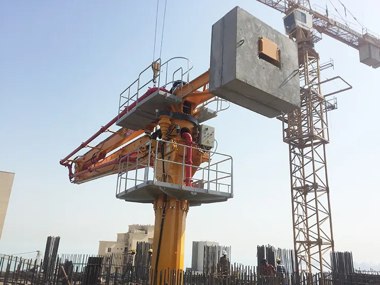 XCMG Schwing Concrete Distributor HGP32 High Efficiency 22kw 32m Hydraulic Spider Concrete Placing Boom Made in China - Pompa beton stasioner: gambar 4 XCMG Schwing Concrete Distributor HGP32 High Efficiency 22kw 32m Hydraulic Spider Concrete Placing Boom Made in China - Pompa beton stasioner: gambar 4
