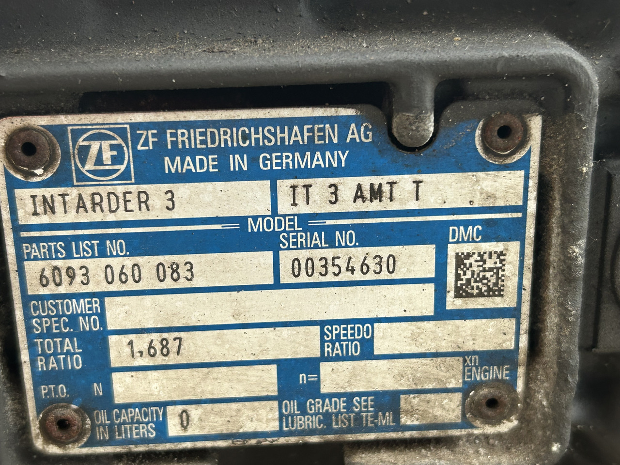 DAF XF 106 12AS2131 TD 2011072 DAF XF 106 truck - Gearbox untuk Truk: gambar 5 DAF XF 106 12AS2131 TD 2011072 DAF XF 106 truck - Gearbox untuk Truk: gambar 5