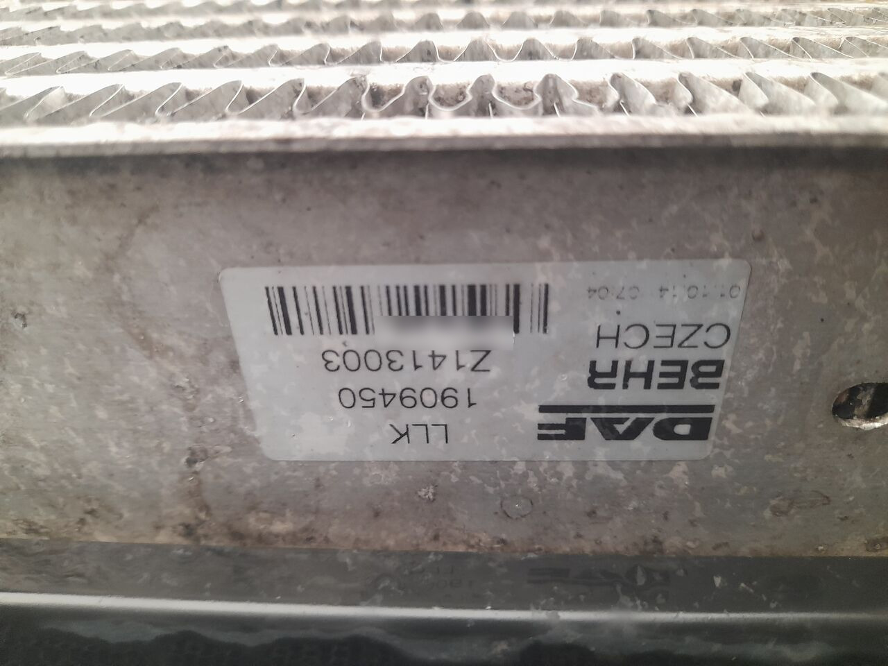 DAF XF 106 1909450 / 1993568 DAF truck - Radiator untuk Truk: gambar 4 DAF XF 106 1909450 / 1993568 DAF truck - Radiator untuk Truk: gambar 4