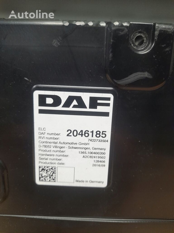 DAF XF 106 2046185 - ECU untuk Truk: gambar 3 DAF XF 106 2046185 - ECU untuk Truk: gambar 3