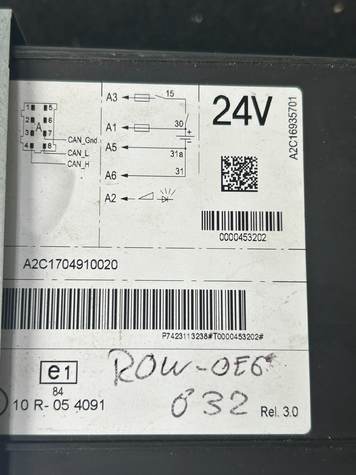 DAF XF 106 480 2027602 2321027 - Tachographs: gambar 5 DAF XF 106 480 2027602 2321027 - Tachographs: gambar 5