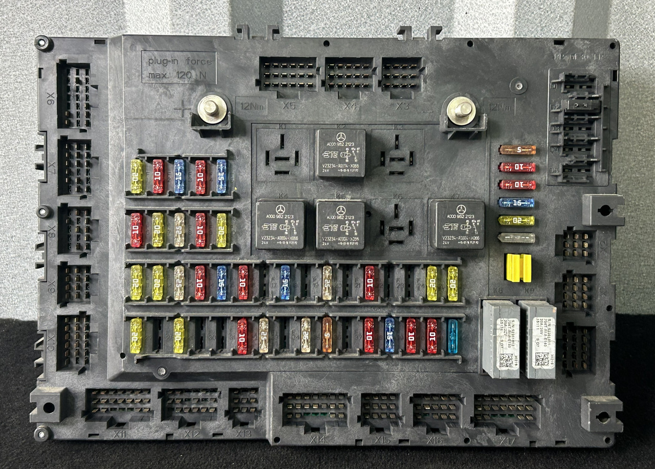MERCEDES ACTROS MP4 A FUSE MODULE SAM - Sekring: gambar 1 MERCEDES ACTROS MP4 A FUSE MODULE SAM - Sekring: gambar 1