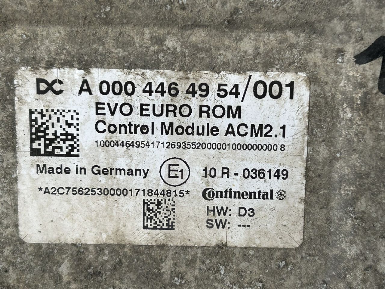 MERCEDES ACTROS MP4 ACM 2.1 A0004464954 - ECU untuk Truk: gambar 3 MERCEDES ACTROS MP4 ACM 2.1 A0004464954 - ECU untuk Truk: gambar 3