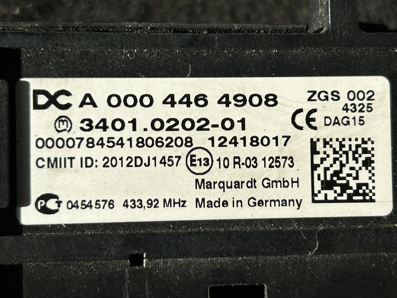 MERCEDES-BENZ ACTROS MP4 START/STOP IGNITION SWITCH - Dasbor untuk Truk: gambar 5 MERCEDES-BENZ ACTROS MP4 START/STOP IGNITION SWITCH - Dasbor untuk Truk: gambar 5