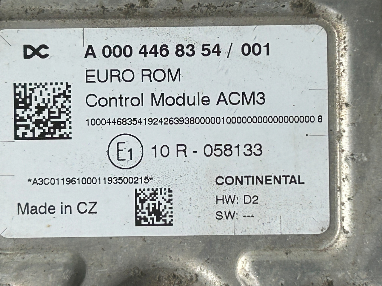 MERCEDES-BENZ ACTROS MP5 ACM3 CATALYTIC CONVERTER CONTROL UNIT - ECU untuk Truk: gambar 3 MERCEDES-BENZ ACTROS MP5 ACM3 CATALYTIC CONVERTER CONTROL UNIT - ECU untuk Truk: gambar 3