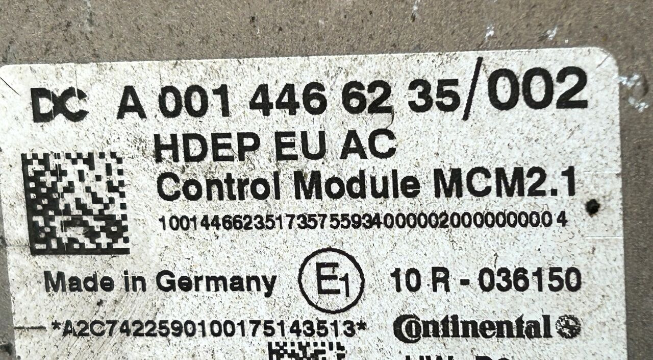 Mercedes-Benz MCM 2.1 A0014466235 Mercedes-Benz ACTROS MP4 truck - ECU untuk Truk: gambar 4 Mercedes-Benz MCM 2.1 A0014466235 Mercedes-Benz ACTROS MP4 truck - ECU untuk Truk: gambar 4