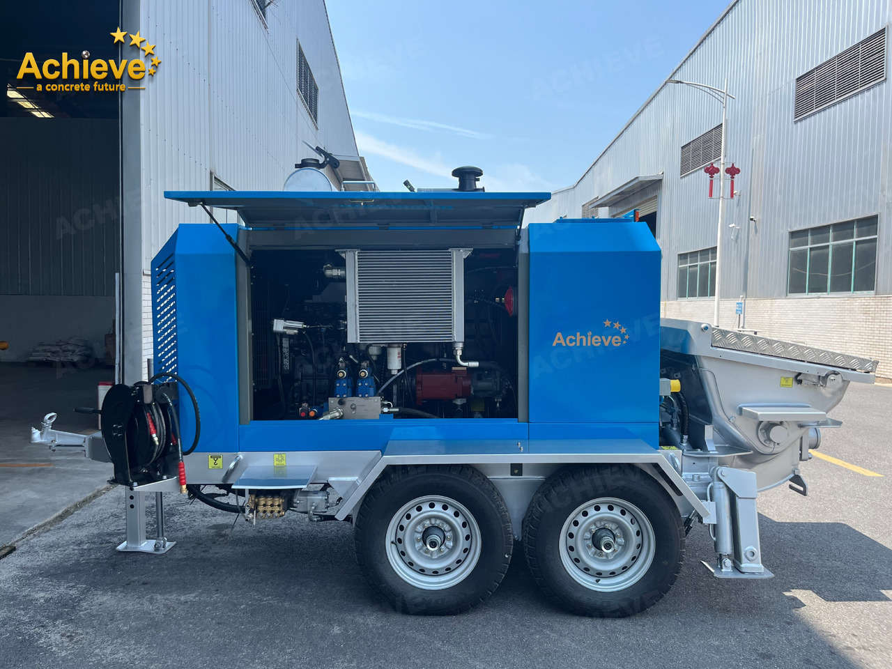 ACHIEVE ACHIEVE AP400 Concrete Trailer Pump For Australia/US EPA /CE Version 【ACHIEVE】100% BRAND NEW !!! - Pompa beton stasioner: gambar 4 ACHIEVE ACHIEVE AP400 Concrete Trailer Pump For Australia/US EPA /CE Version 【ACHIEVE】100% BRAND NEW !!! - Pompa beton stasioner: gambar 4