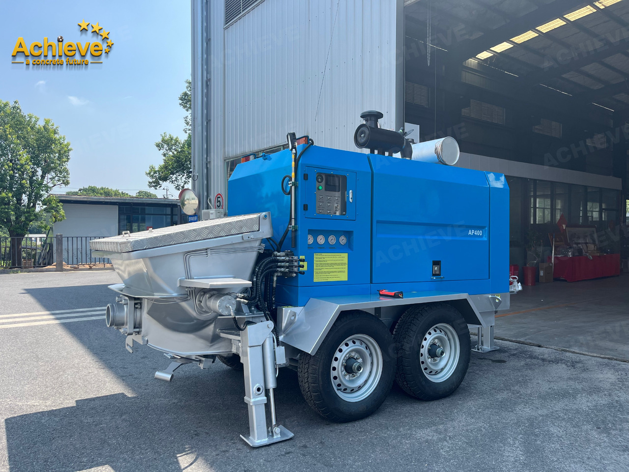 ACHIEVE ACHIEVE AP400 Concrete Trailer Pump For Australia/US EPA /CE Version 【ACHIEVE】100% BRAND NEW !!! - Pompa beton stasioner: gambar 3 ACHIEVE ACHIEVE AP400 Concrete Trailer Pump For Australia/US EPA /CE Version 【ACHIEVE】100% BRAND NEW !!! - Pompa beton stasioner: gambar 3