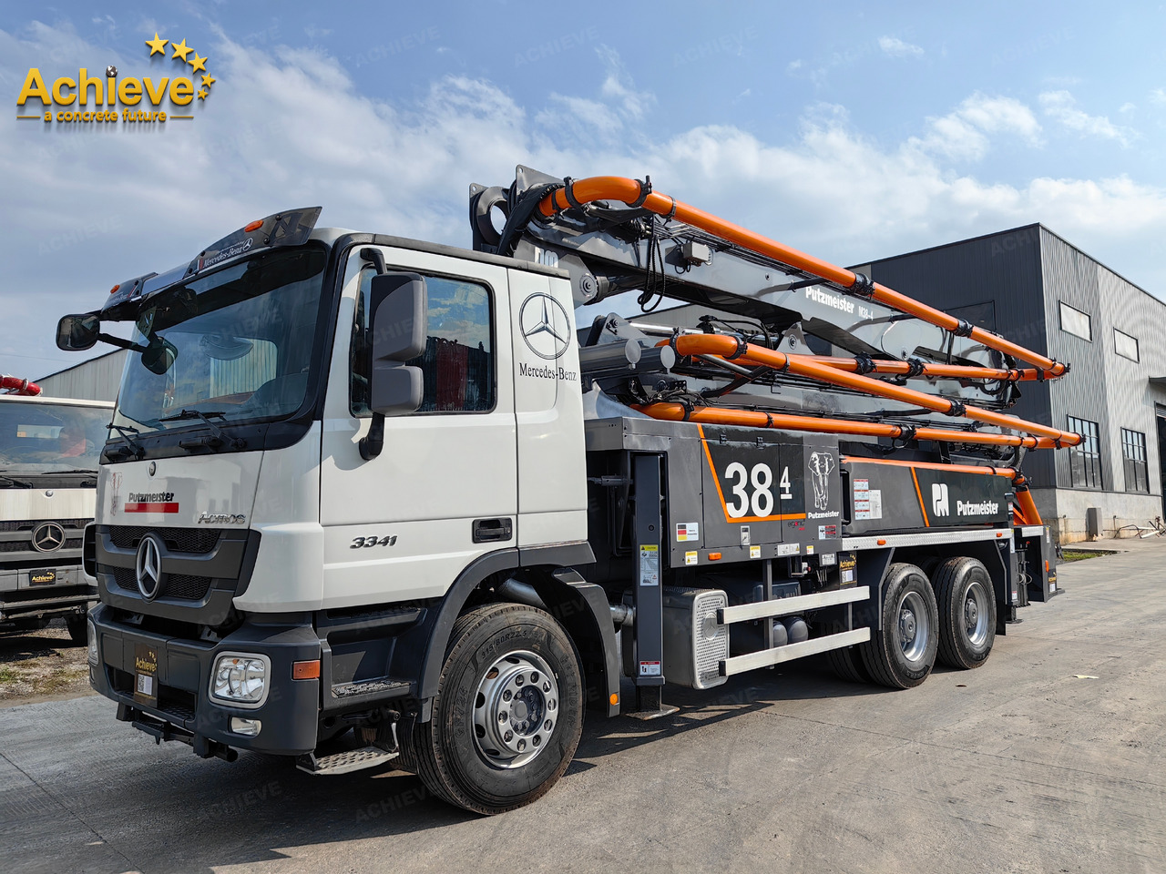 PUTZMEISTER PUTZMEISTER M38-4Z 2013 HOT SALE Mercedes-Benz【ACHIEVE】TOP CONDITION!!! - Truk pompa beton: gambar 3 PUTZMEISTER PUTZMEISTER M38-4Z 2013 HOT SALE Mercedes-Benz【ACHIEVE】TOP CONDITION!!! - Truk pompa beton: gambar 3