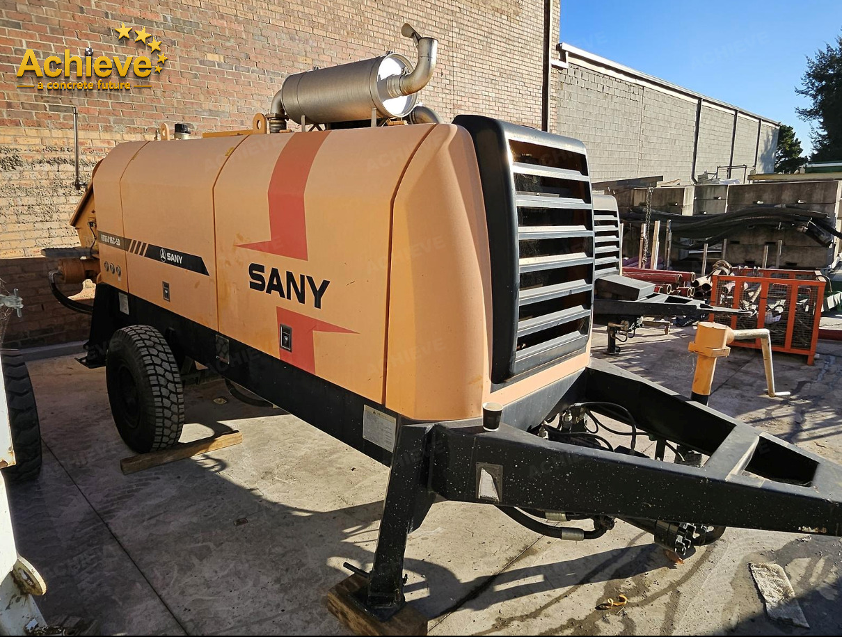 SANY 【ACHIEVE】TOP CONDITION!!! demo new low hours Sany Concrete Trailer Pump 2015 HBT6016C-5D - Pompa beton stasioner: gambar 3 SANY 【ACHIEVE】TOP CONDITION!!! demo new low hours Sany Concrete Trailer Pump 2015 HBT6016C-5D - Pompa beton stasioner: gambar 3