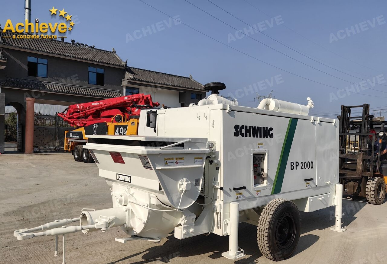 Schwing BP2000 5000kg 2008 Concrete Pump With Brand New High Quality【ACH - Pompa beton stasioner: gambar 1 Schwing BP2000 5000kg 2008 Concrete Pump With Brand New High Quality【ACH - Pompa beton stasioner: gambar 1