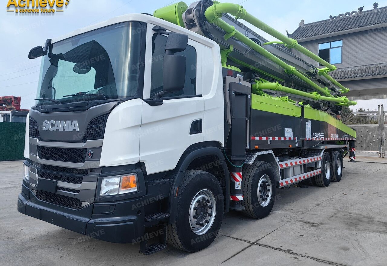 ZOOMLION ZOOMLION 2019 ZOOMLION 56X-6RZ 56M Scania P450 8x4【ACHIEVE】TOP CONDITION!!! - Truk pompa beton: gambar 2 ZOOMLION ZOOMLION 2019 ZOOMLION 56X-6RZ 56M Scania P450 8x4【ACHIEVE】TOP CONDITION!!! - Truk pompa beton: gambar 2