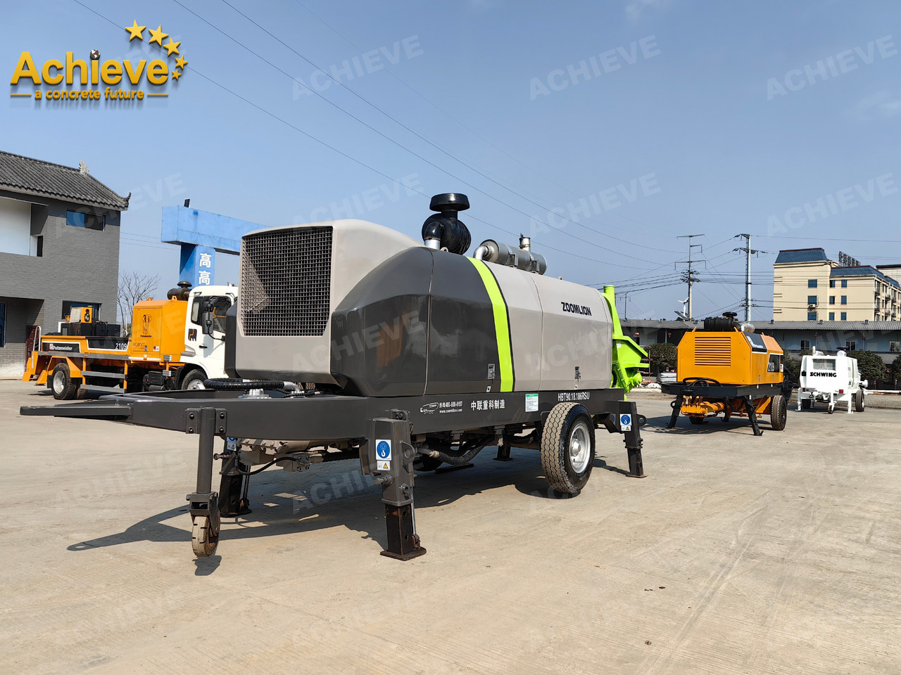 Zoomlion 2022 Zoomlion HBT 90.18.186RSU hydraulic Concrete Trailer Pump in China【ACHIEVE】TOP CONDITION!!! - Pompa beton stasioner: gambar 3 Zoomlion 2022 Zoomlion HBT 90.18.186RSU hydraulic Concrete Trailer Pump in China【ACHIEVE】TOP CONDITION!!! - Pompa beton stasioner: gambar 3