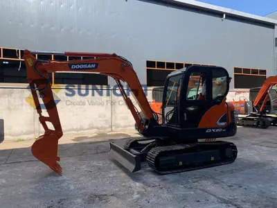 Good Quality Second Hand 6 Ton Mini Excavator Doosan Dx60 Dh60 Cheap Small Digger for Guyana - Ekskavator perayap: gambar 1 Good Quality Second Hand 6 Ton Mini Excavator Doosan Dx60 Dh60 Cheap Small Digger for Guyana - Ekskavator perayap: gambar 1