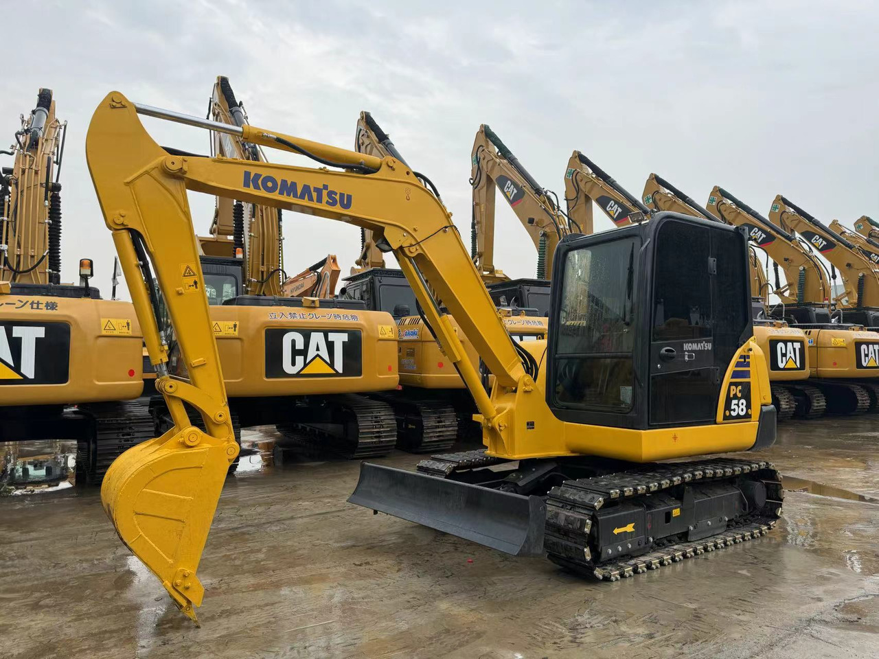 Komatsu PC58, PC56, PC55 Small Excavator With Rubber Tracks - Ekskavator perayap: gambar 3 Komatsu PC58, PC56, PC55 Small Excavator With Rubber Tracks - Ekskavator perayap: gambar 3