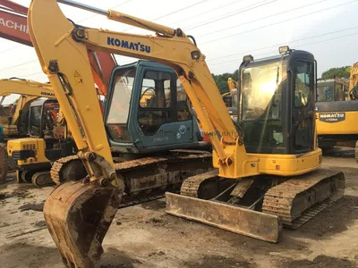 Second Hand 5t Mini Small Digger Komatsu PC55mr Mini Crawler Excavator - Ekskavator perayap: gambar 1 Second Hand 5t Mini Small Digger Komatsu PC55mr Mini Crawler Excavator - Ekskavator perayap: gambar 1
