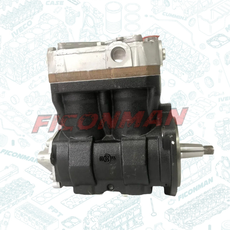 Cursor9 Bus F2CFE612D*J231/F2CFE612A*J098 5802748674 AIR COMPRESSOR 504293730 5801216167 K022263N00 - Kompresor rem udara untuk Bus: gambar 1 Cursor9 Bus F2CFE612D*J231/F2CFE612A*J098 5802748674 AIR COMPRESSOR 504293730 5801216167 K022263N00 - Kompresor rem udara untuk Bus: gambar 1