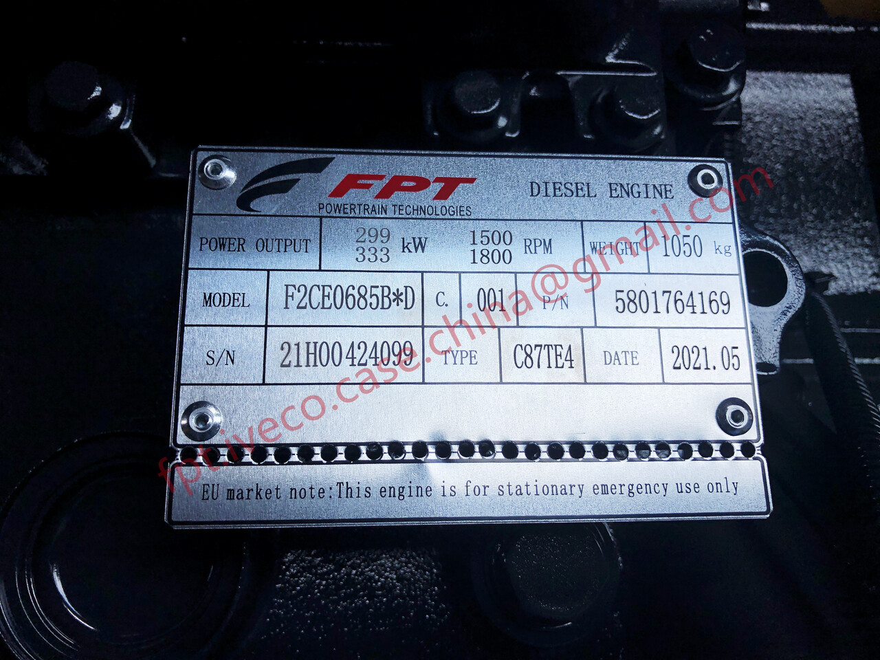 IVECO FPT G-DRIVE Cursor9 F2CE0685B*D/ 5801764169 ENGINE AS-SEMBLY تجميع المحرك IVECO FPT G-drive - Suku cadang: gambar 4 IVECO FPT G-DRIVE Cursor9 F2CE0685B*D/ 5801764169 ENGINE AS-SEMBLY تجميع المحرك IVECO FPT G-drive - Suku cadang: gambar 4