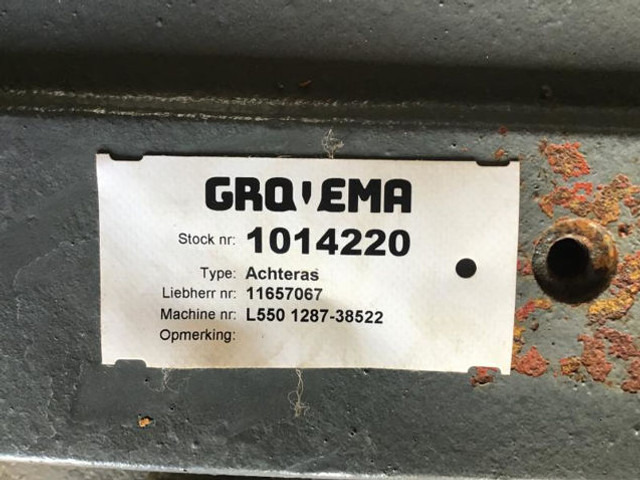 Poros dan bagian Liebherr Axle MTL3085: gambar 11